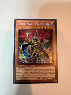 yugioh nightmare magician prismatic secret rare mp24-en093 mp24 - Image 1