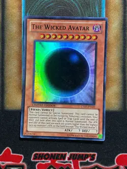 Yugioh The Wicked Avatar CT07-EN023 Super Rare Limited Edition MP - Image 1