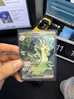 Pokemon TCG Serperior EX Sir 164/086 Black Bolt English Card Near Mint Condition - Image 1