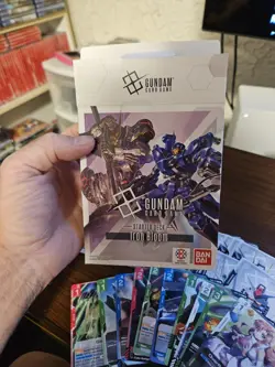 Gundam Card Game Starter Deck Iron Bloom ST05 - English, No promo card w/ extras - Image 4