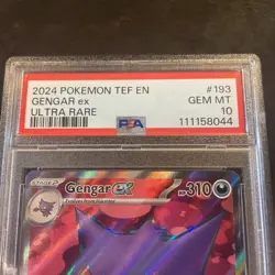 PSA 10 Gengar 193/162 Pokemon Temporal Forces Ultra Rare Graded Card - Image 3