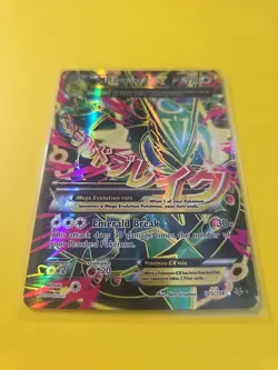 Pokemon TCG Mega M Rayquaza EX Roaring Skies Full Art Card 105/108 - Image 2
