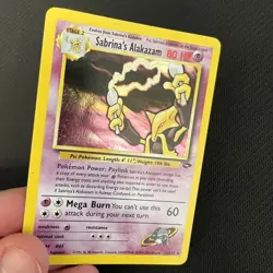 Pokemon TCG Alakazam Holo Gym Challenge Rare Card 16/132 Sabrina's Alakazam - Image 2