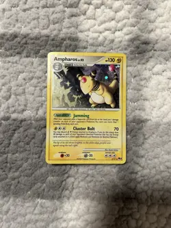 AMPHAROS LV. 52 Pop Series 7 POKEMON Holo 2008 Trading Card 1/17 - Image 1