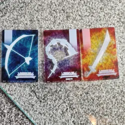 Bleach Soul Card Battle Zanpakuto Set (3) Uryu Ichigo Renji Acetate Transparent - Image 2
