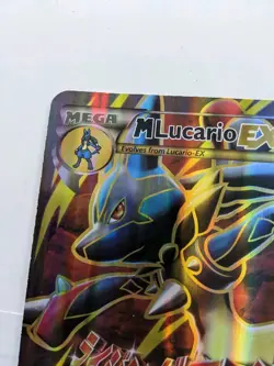 JUMBO Pokemon TCG M Lucario EX Promo Card 55a/111 VF Condition - Image 4