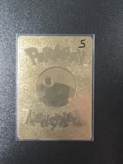 Pokemon Charizard VMAX Gold Metal Card Collectible Fan Art - Image 2