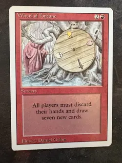 *** REVISED Wheel of Fortune *** NM-Mint+ - DUTY FREE - 3rd MtG Magic - Image 1