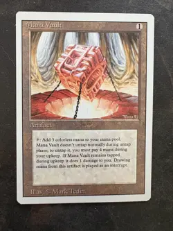 *** REVISED Mana Vault *** NM-Mint - DUTY FREE - 3rd MtG Magic - Image 1