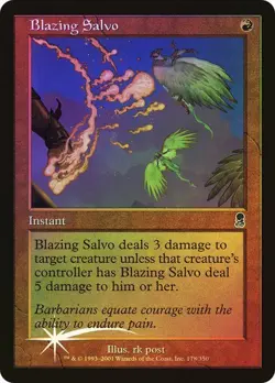Odyssey MTG FOIL Blazing Salvo Magic - Image 1