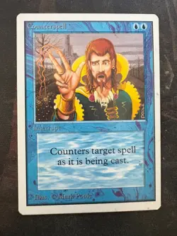 *** UNLIMITED Counterspell *** LP Light Play - DUTY FREE - MtG Magic - Image 1