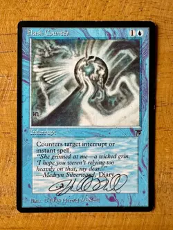 MTG Magic the Gathering - FLASH COUNTER - Legends - SIGNED by Harold McNeill - Image 1