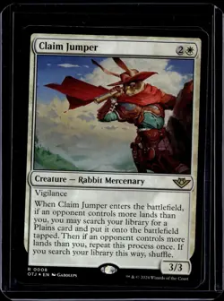 Claim jumper - 8 - Foil - OTJ - NM - MTG Magic the Gathering - Image 1