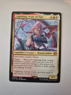 1x Lightning, Army of One #233 (NM) Final Fantasy FIN Magic MTG x1 - Image 1