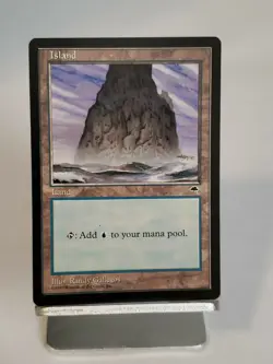 MTG Island Tempest Regular Land Magic - Image 1