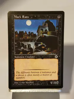 MTG Muck Rats Portal Regular Common Magic - Image 1