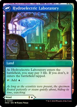 MTG FOIL Hydroelectric Specimen Hydroelectric Laboratory - Modern Horizons 3 - Image 2