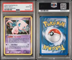 Pokemon Mew EX Legend Maker Holo Rare #10 PSA 10 Gem Mint - Image 3