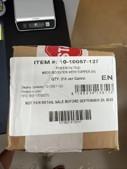 Pokemon TCG: Mega Evolution ENHANCED BOOSTER BOX (6) CASE Sealed Ready To Ship🔥 - Image 1