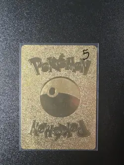 Pikachu Mega Sableye Tag Cosplay Gold Foil Fan Art Textured Collector Pokemon - Image 2