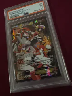 Pokemon TCG Team Magma's Groudon-EX Double Crisis Holo Card 15/34 PSA 5 - Image 3