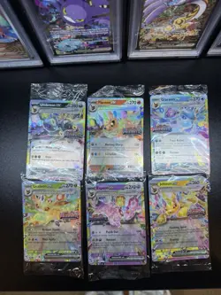 Prismatic Evolutions Surprise Box Stamped EX Promo Cards Lot of 6 - Image 2