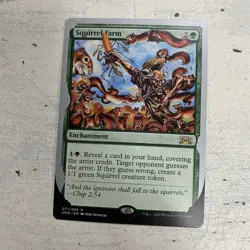 Squirrel Farm Unsanctioned NM Green Rare MAGIC THE GATHERING MTG CARD Enchant - Image 1