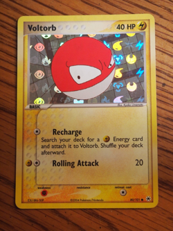 Pokemon 2004 Pokemon Ex Hidden Legends Voltorb foil card, mint condition - Image 2