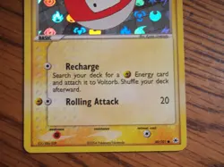 Pokemon 2004 Pokemon Ex Hidden Legends Voltorb foil card, mint condition - Image 4