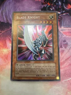 Yu-Gi-Oh! Blade Knight CT1-EN002 Limited Super Rare MISPRINT ERROR CARD NM - Image 1