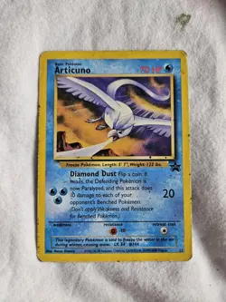 Pokemon TCG Articuno Black Star Promo Card 22 Wizards of the Coast - Image 1