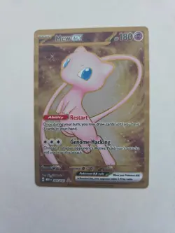 Pokemon TCG Mew EX Metal Gold NM 205/165 Scarlet & Violet 151 Promo Card - Image 1