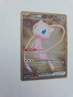 Pokemon TCG Mew EX Metal Gold NM 205/165 Scarlet & Violet 151 Promo Card - Image 2