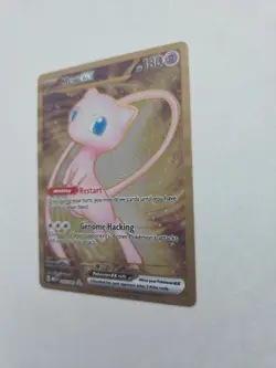 Pokemon TCG Mew EX Metal Gold NM 205/165 Scarlet & Violet 151 Promo Card - Image 3