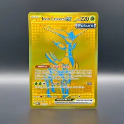 Iron Leaves ex 176/131 Prismatic Evolutions Full Art Secret Rare Pokemon Card NM - Image 1