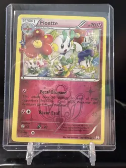 916010- Floette RC18/RC32 Generations Reverse Holo Pokemon Card LP - Image 1