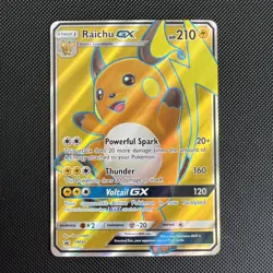 Raichu GX SM90 Promo Full Art Mint Holo Pokemon Card Shining Legends NM - Image 1