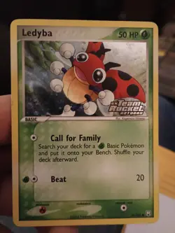 Pokemon Cards Ex Team Rocket Returns Ledyba 64/109 & Ledian 23/109 Reverse Holo - Image 2