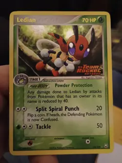 Pokemon Cards Ex Team Rocket Returns Ledyba 64/109 & Ledian 23/109 Reverse Holo - Image 4