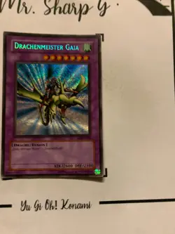 DRACHENMEISTER GAIA - LOB-G102 DEUTSH Yu-Gi-Oh! CARD SECRET RARE HOLO KONAMI* - Image 2
