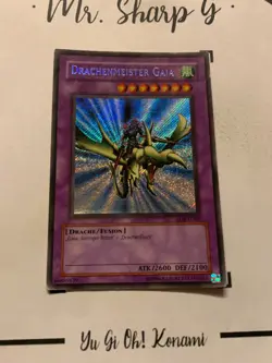 DRACHENMEISTER GAIA - LOB-G102 DEUTSH Yu-Gi-Oh! CARD SECRET RARE HOLO KONAMI* - Image 4