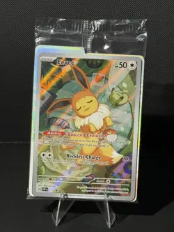 Pokemon TCG Eevee - 173 SVP Prismatic Evolutions ETB Promo Card Pack SEALED - Image 1