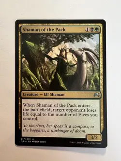 Shaman of the Pack - MTG Magic Origins - NM Uncommon Creature Elf - Image 1