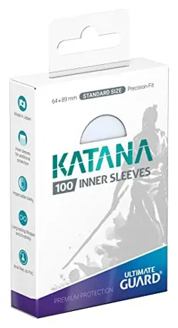 Ultimate Guard - Katana Inner Sleeves - Perfect Fit Clear (100ct) - Image 1