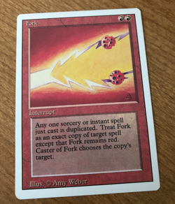 Magic the Gathering - MTG - Fork #153 - NM- REVISED ED.1994 - Image 1