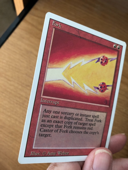 Magic the Gathering - MTG - Fork #153 - NM- REVISED ED.1994 - Image 3