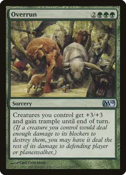 Overrun (M10 198) Near Mint Foil - MTG single - Image 1