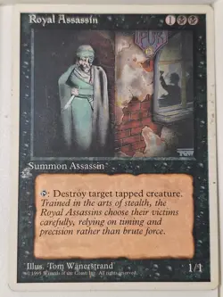Royal Assassin - 4th Edition Core Set - Magic the Gathering MTG Nice! - Image 1