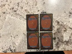 Mtg Unlimited Terror x4 - Magic the Gathering Terror Unlimited Playset Played - Image 2