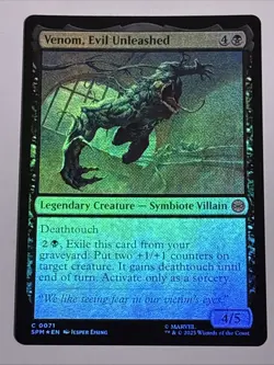 MTG Universes Beyond: Spider-man Venom, Evil Unleashed Foil 0071 NM - Image 1